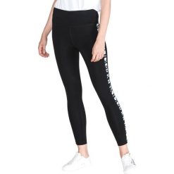DKNY Legginsy Czarny. Czarne spodnie damskie DKNY, s, z elastanu. Za 240,95 zł.