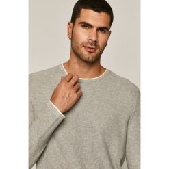 Medicine - Sweter Basic. Szare swetry męskie MEDICINE, s, bez wzorów, z bawełny, z okrągłym kołnierzem, bez kaptura. Za 129,90 zł.