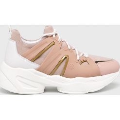 Liu Jo - Buty. Różowe buty sportowe damskie Liu Jo, bez wzorów, ze skóry, sportowe. Za 699,90 zł.