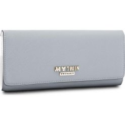 Duży Portfel Damski MY TWIN - RS8TCX Bic Baby 02368. Szare portfele damskie marki My Twin, bez wzorów, ze skóry ekologicznej. W wyprzedaży za 219,00 zł.