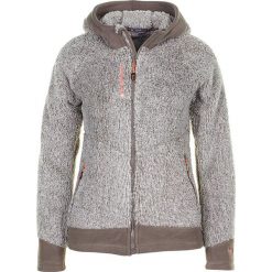 Bluzy damskie: Bluza polarowa w kolorze szaro-brązowym