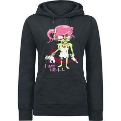 Bluzy damskie: Full Volume by EMP Living Dead Girl Bluza z kapturem damska czarny