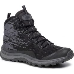 Trekkingi KEEN - Terradora Evo Mid 1021180 Black/Magnet. Szare trapery damskie Keen, z tworzywa sztucznego, bez obcasa, bez zapięcia. W wyprzedaży za 329,00 zł.