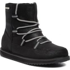 Buty EMU AUSTRALIA - Rutledge W12040 Black. Czarne kozaki damskie EMU Australia, na zimę, ze skóry, bez zapięcia. W wyprzedaży za 439,00 zł.