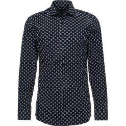 Koszule męskie na spinki: Eterna SLIM FIT HAI PRINT Koszula navy
