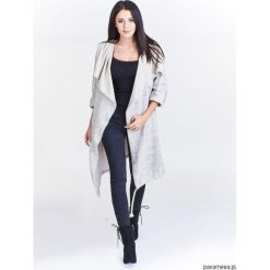 Płaszcze damskie: Płaszcz swetrowy damski Cozy LOOK szary