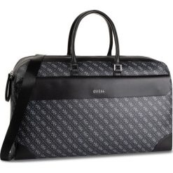 Torba GUESS - Manhattan Logo Travel TM6777 POL94 BLA. Czarne torby męskie skórzane Guess, z aplikacjami, ze skóry ekologicznej. Za 769,00 zł.