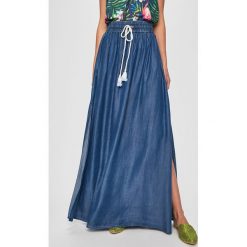 Answear - Spódnica jeansowa Sweet&Salty. Niebieskie spódniczki damskie ANSWEAR, s, bez wzorów, z lyocellu, maxi, rozkloszowane. Za 129,90 zł.