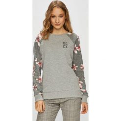 Roxy - Bluza. Szare bluzy damskie marki Roxy, s, bez wzorów, z bawełny, bez rękawów, bez kaptura. W wyprzedaży za 179,90 zł.