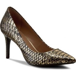 Szpilki: Szpilki CALVIN KLEIN BLACK LABEL – Gayle E2885 Black/Warm Gold