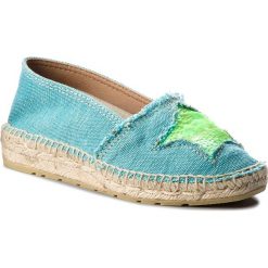 Espadryle EVA MINGE - Aviles 3F 18MJ1372389ES 913. Niebieskie espadryle damskie marki Eva Minge, na co dzień, bez wzorów, ze skóry ekologicznej, bez obcasa, na płaskiej podeszwie, bez zapięcia. W wyprzedaży za 199,00 zł.