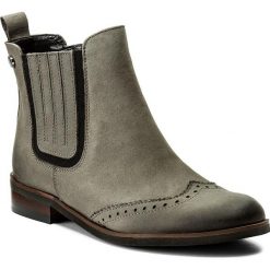 Botki LORETTA VITALE - 2671 Grey. Szare buty zimowe damskie Loretta Vitale, z nubiku, na obcasie. W wyprzedaży za 249,00 zł.