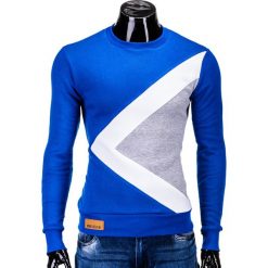Bluzy męskie: BLUZA MĘSKA BEZ KAPTURA ERICO B575 – NIEBIESKA