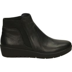 Botki - 921434960 V N. Czarne botki damskie skórzane marki Venezia, na obcasie. Za 179,00 zł.