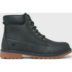 Fila - Buty Maverick Mid. Czarne buty trekkingowe męskie marki Fila, z materiału, na sznurówki, outdoorowe. Za 299,90 zł.