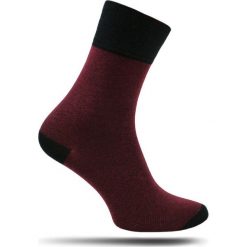 Skarpetki Męskie Chattier z Włókna Bambusowego - Bordo i Czerń SKCH0025bambus. Czerwone skarpetki męskie Chattier, z tkaniny. Za 14,90 zł.