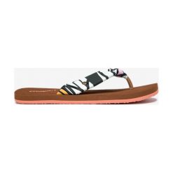 O'Neill Ditsy Sun Japonki Zielony Brązowy. Pomarańczowe klapki damskie O'Neill, w paski, z materiału, bez obcasa. Za 137,95 zł.