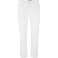Dżinsy BOYFRIEND bonprix biały twill. Białe jeansy damskie bonprix. Za 89,99 zł.