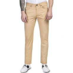 Spodnie FEDERICO slim 15-45T. Brązowe spodnie męskie Giacomo Conti, s, bez wzorów, z elastanu, wizytowe. Za 199,00 zł.