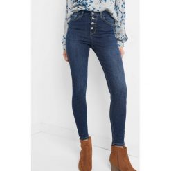 Jeansy skinny z wysokim stanem. Niebieskie boyfriendy damskie Orsay, z bawełny, z podwyższonym stanem. Za 119,99 zł.