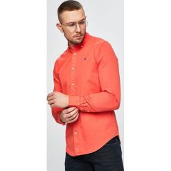 Scotch & Soda - Koszula. Czerwone koszule męskie Scotch & Soda, xl, bez wzorów, z bawełny, casualowe, button down, z długim rękawem. Za 339,90 zł.