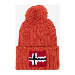 Napapijri Semiury 2 Czapka zimowa Pomarańczowy. Pomarańczowe czapki męskie Napapijri, na zimę, bez wzorów, z wiskozy. Za 195,95 zł.