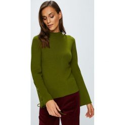 Silvian Heach - Sweter. Szare swetry klasyczne damskie marki Silvian Heach, l, z dzianiny, z włoskim kołnierzykiem. Za 379,90 zł.