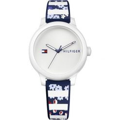 Tommy Hilfiger 1781779. Niebieskie zegarki damskie marki TOMMY HILFIGER, plastikowe. W wyprzedaży za 352,00 zł.