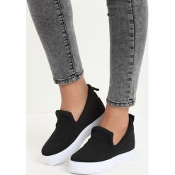 Sneakersy damskie: Czarne Sneakersy Libra