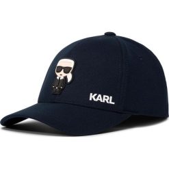 Czapka z daszkiem KARL LAGERFELD - 805610 501118 Midnight Blue 690. Niebieskie czapki męskie KARL LAGERFELD, bez wzorów, z elastanu. Za 249,00 zł.