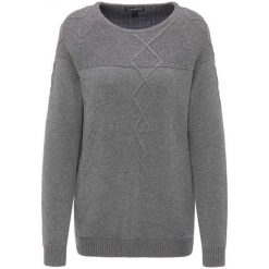 DreiMaster sweter damski S szary. Szare swetry damskie Dreimaster, s, bez wzorów, bez rękawów, bez kaptura. W wyprzedaży za 169,00 zł.