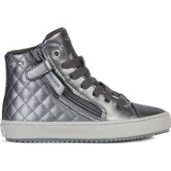 Geox - Buty. Szare buty sportowe damskie Geox, ze skóry. Za 309,90 zł.