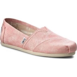 Creepersy damskie: Półbuty TOMS - Classic 10009706 Coral Washed