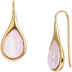 Kolczyki damskie: Pozłacane kolczyki z kryształkami Swarovski