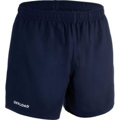 Spodenki do rugby R100 z kieszeniami. Białe spodenki i szorty męskie OFFLOAD, xs, bez wzorów, z poliesteru. Za 39,99 zł.