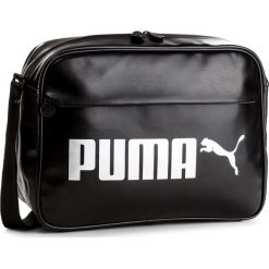 Torba PUMA - Campus Reporter 075005 Puma Black 01. Czarne torby męskie skórzane marki Puma, bez wzorów, ze skóry ekologicznej. Za 169,00 zł.