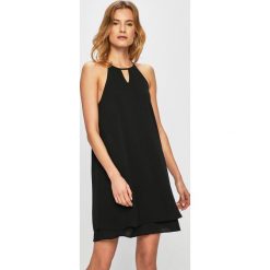 Only - Sukienka. Żółte sukienki damskie ONLY, na co dzień, s, bez wzorów, z elastanu, casualowe, z okrągłym kołnierzem, bez rękawów, mini, proste. W wyprzedaży za 89,90 zł.