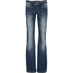 Boyfriendy damskie: Dżinsy dzwony bonprix ciemny denim