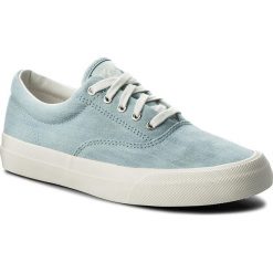 Tenisówki KEDS - Anchor Chambray WF58144 Lt Blue. Niebieskie półbuty damskie Keds, bez wzorów, z gumy, bez zapięcia. W wyprzedaży za 139,00 zł.