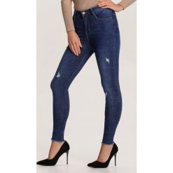 Granatowe Jeansy Skinny Orintila. Niebieskie jeansy damskie Renee. Za 99,99 zł.