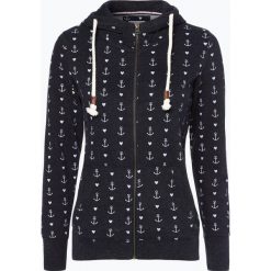 Bluzy damskie: Marie Lund – Damska bluza rozpinana, niebieski