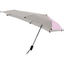 Parasole: Parasol „Automatic” w kolorze szaro-jasnoróżowym – 91 x 91 cm