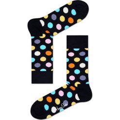 Happy Socks - Skarpety Big Dot. Czarne skarpetki męskie marki Happy Socks, z bawełny. W wyprzedaży za 27,90 zł.