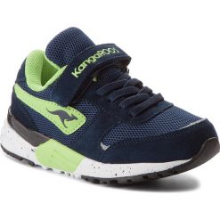 Półbuty męskie: Półbuty KANGAROOS – Chinu Ev 3 18166 000 4054 Dk Navy/Lime