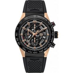 ZEGAREK TAG HEUER CARRERA CAR2A5A.FT6044. Czarne zegarki męskie marki TAG HEUER, ceramiczne. Za 37490,00 zł.