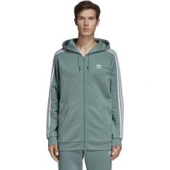MĘSKA BLUZA ADIDAS ORIGINALS 3-STRIPES NA ZAMEK (S). Żółte bluzy męskie Adidas, s, w paski, z bawełny, klasyczne, z kapturem, bez rękawów, długie, z kapturem. W wyprzedaży za 229,99 zł.