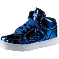 Sneakersy w kolorze niebieskim. Niebieskie trampki dziewczęce Dziecięce obuwie sportowe, bez wzorów, na sznurówki. W wyprzedaży za 127,95 zł.