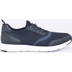 Geox - Buty. Niebieskie buty sportowe męskie marki Geox, ze skóry, na sznurówki. W wyprzedaży za 329,90 zł.