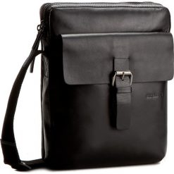Saszetka STRELLSON - Scott 4010002034 Black 900. Czarne torby męskie skórzane Strellson, ze skóry, młodzieżowe. W wyprzedaży za 539,00 zł.