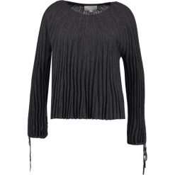 Swetry klasyczne damskie: InWear NEO Sweter dark grey melange